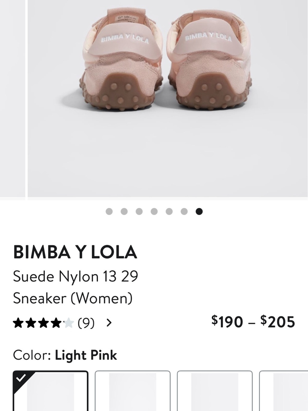 Bimba Y Lola Suede and Nylon Women’s Sneakers size 39 with duster bag